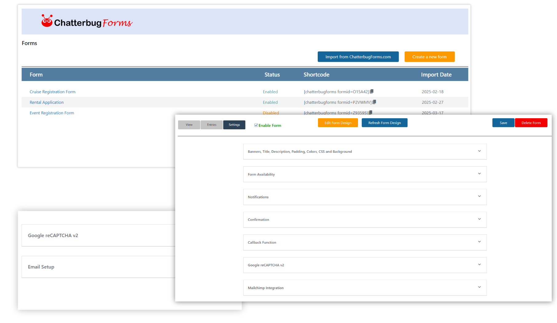 form designer screenshot
